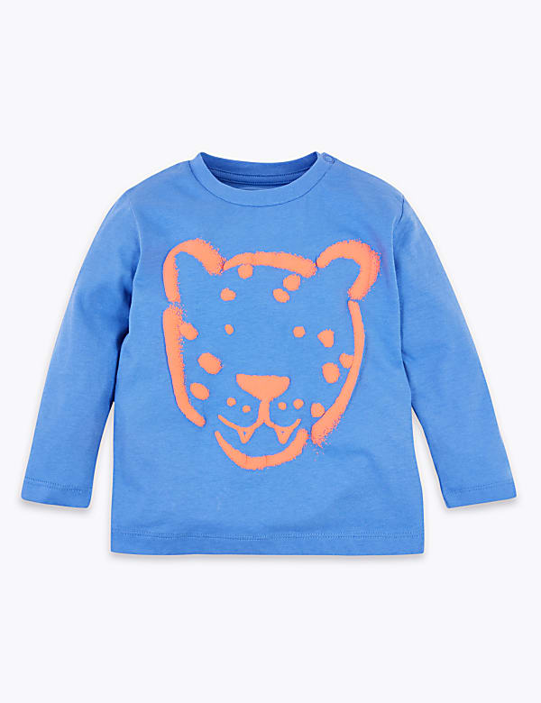 Cotton Tiger Face Top