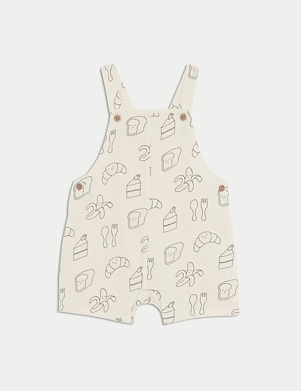Pure Cotton Food Print Romper (0-3 Yrs) - FR