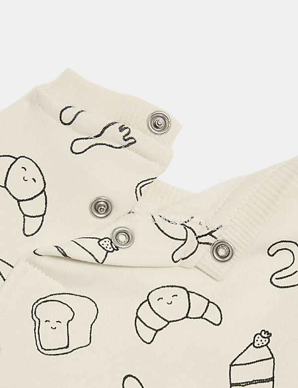 Ensemble 2&nbsp;pi&egrave;ces 100&nbsp;% coton &agrave; motif Snack Time (jusqu&rsquo;au 3&nbsp;ans) - FR