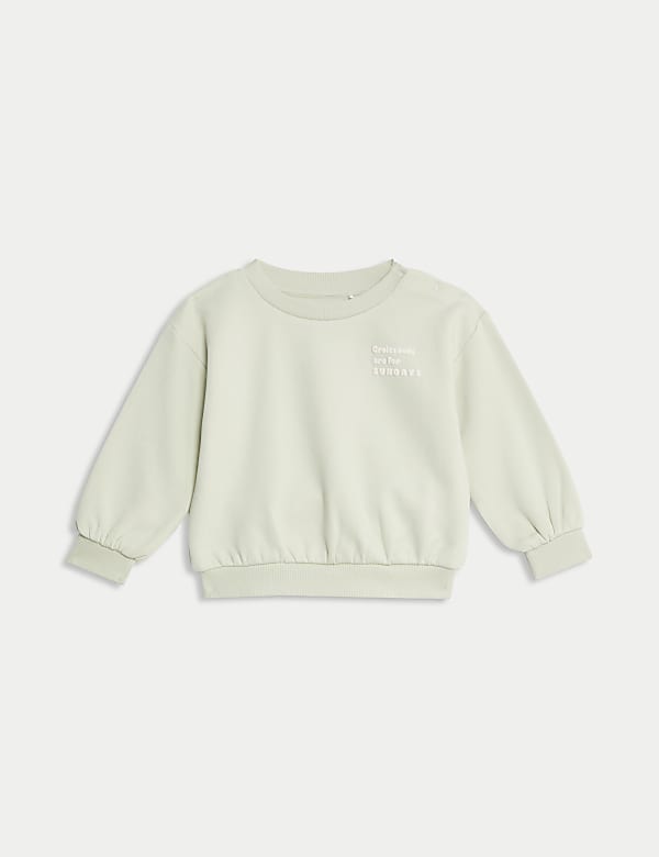 Ensemble en coton &agrave; motif croissant (jusqu&rsquo;au 3&nbsp;ans) - FR