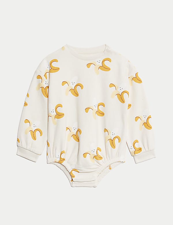 Cotton Rich Banana Bodysuit (0-3 Yrs) - KG