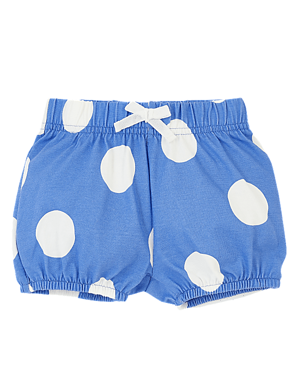 Pure Cotton Bloomer Shorts (0-3 Yrs)