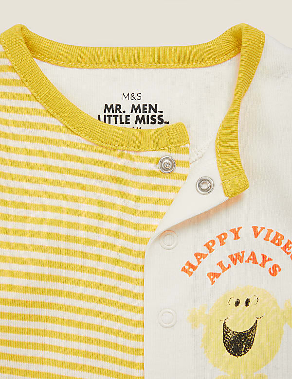 Pure Cotton Mr. Men™ Striped All in One