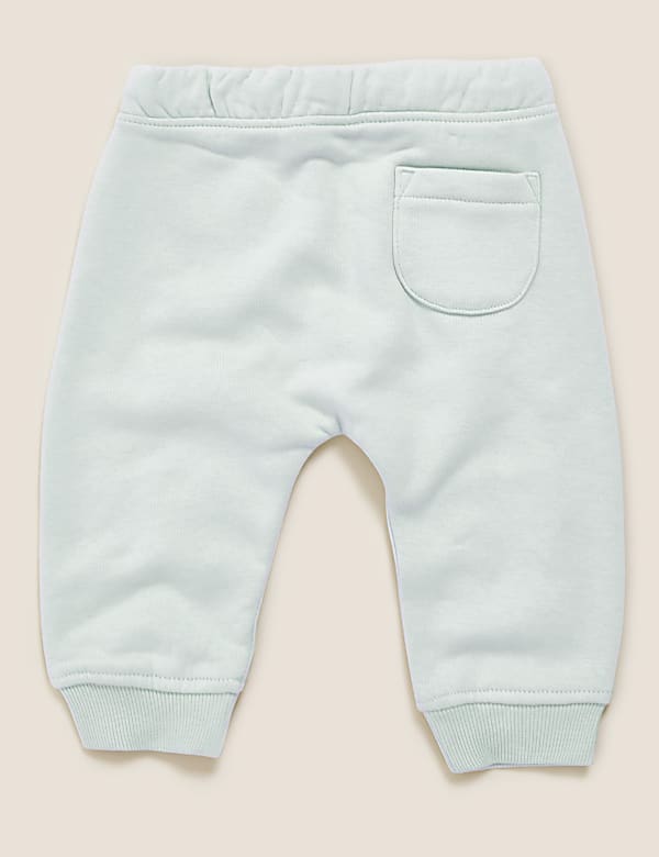 Cotton Car Print Joggers (0-3 Yrs)
