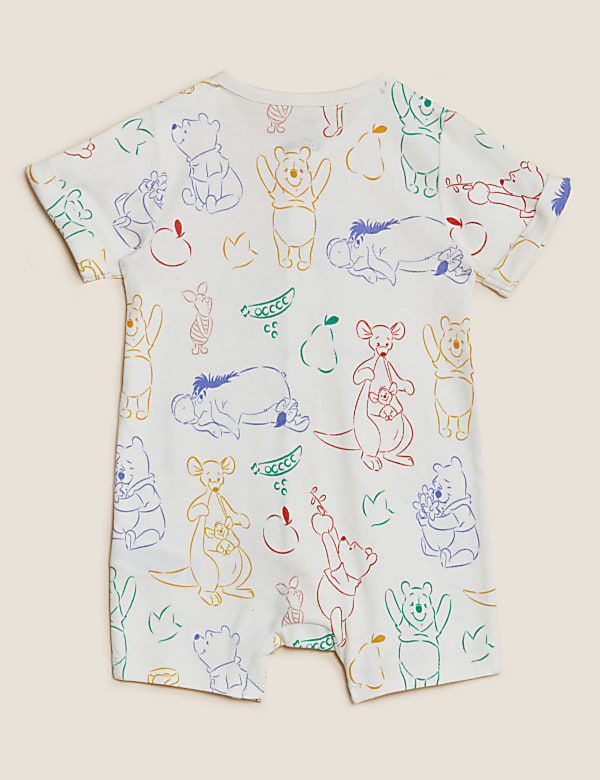 2pk Pure Cotton Winnie the Pooh™ Rompers (0-3 Yrs)