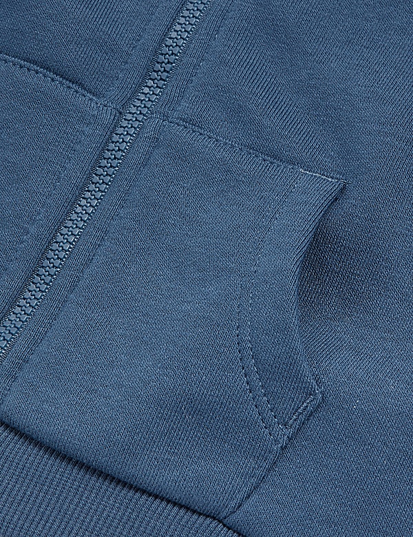 Cotton Rich Zip Hoodie (0-3 Yrs)