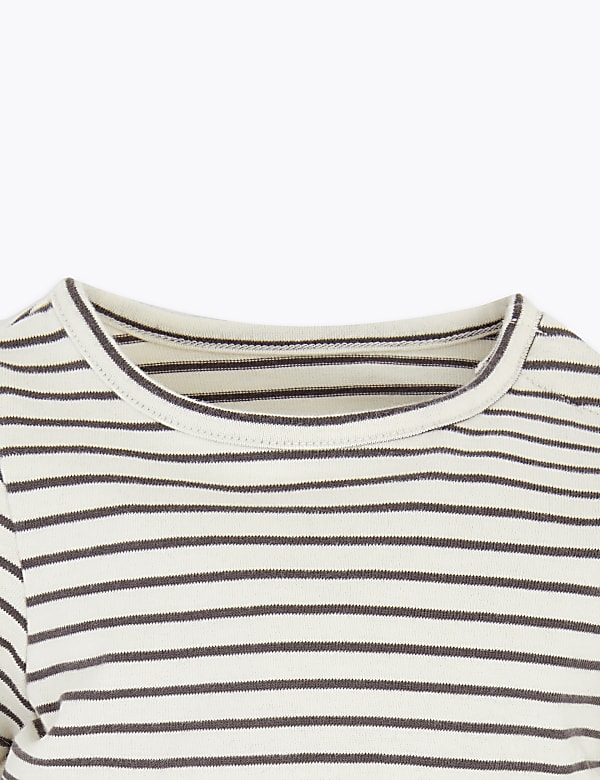 Pure Cotton Striped Dress (0-3 Yrs)