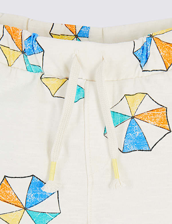 Pure Cotton Jersey Shorts