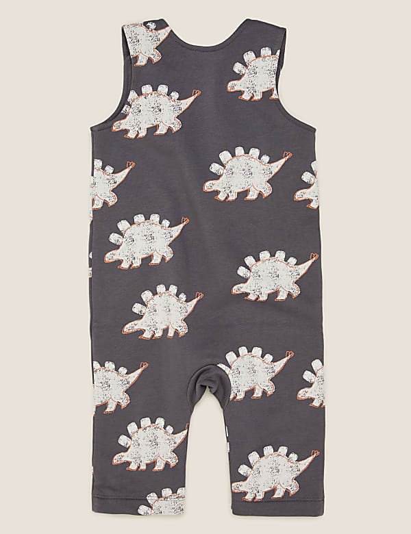 Cotton Dinosaur Romper