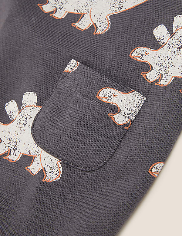 Cotton Dinosaur Romper