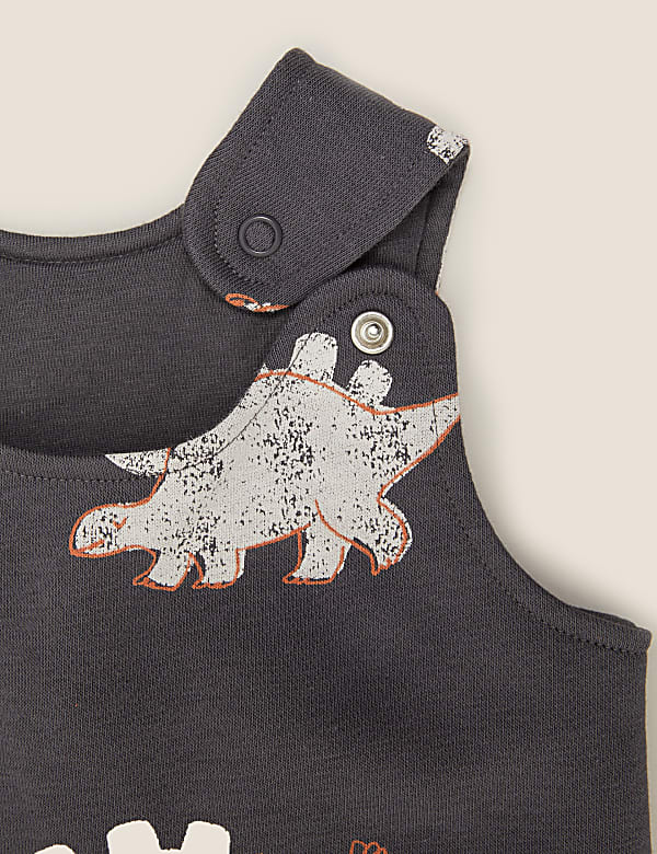 Cotton Dinosaur Romper