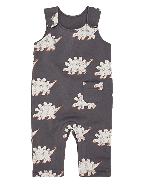 Cotton Dinosaur Romper