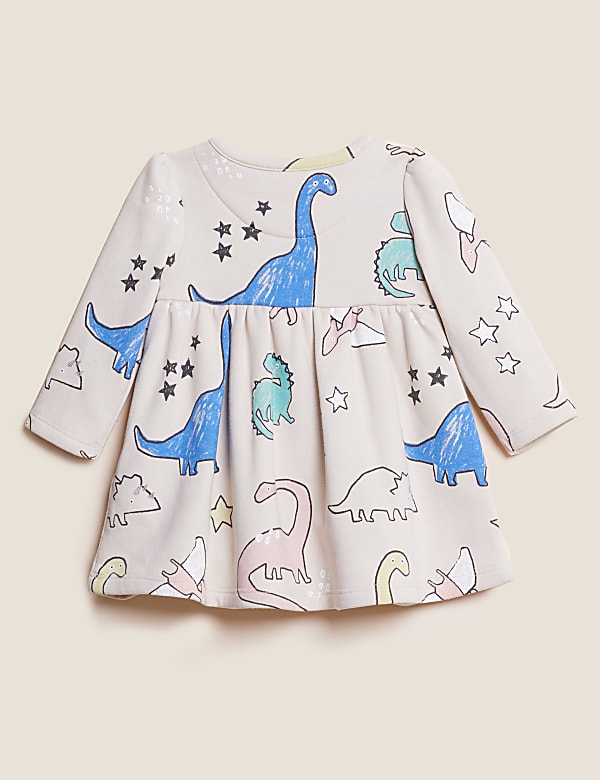 Cotton Rich Dinosaur Dress (0-3 Yrs)