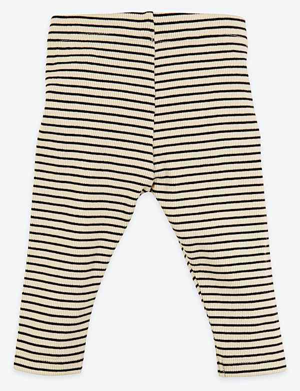 Organic Cotton Striped Leggings (7lbs-3 Yrs)