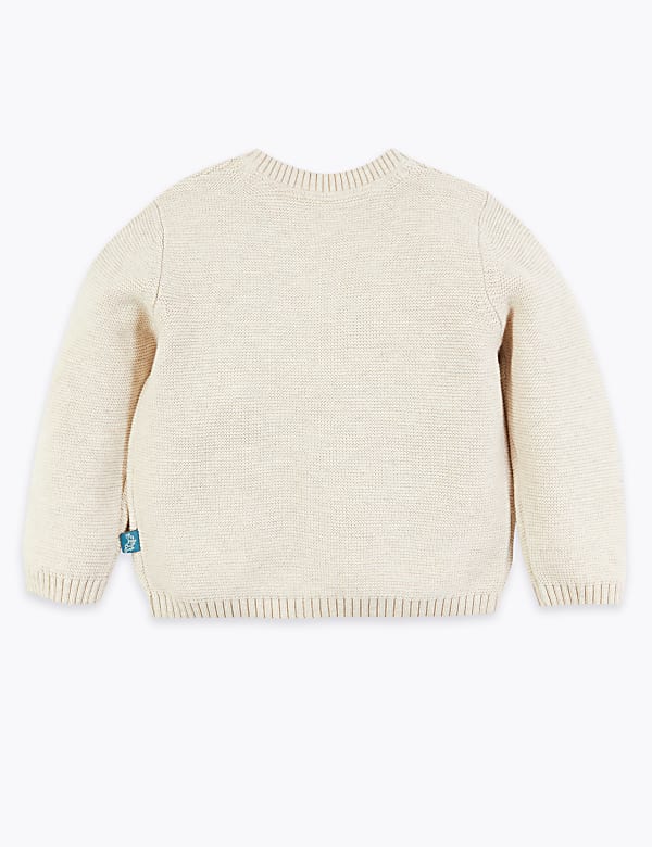 Pure Cotton Peter Rabbit™ Cardigan (7lbs-36 Mths)
