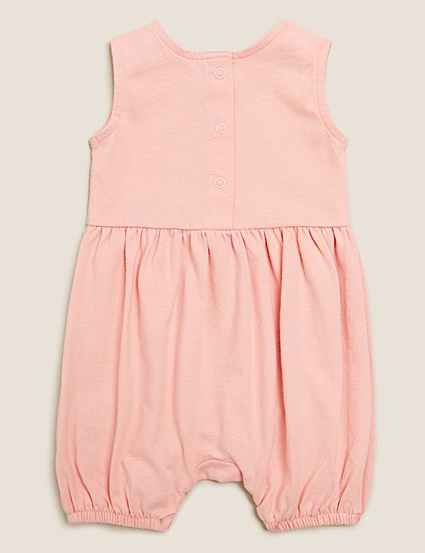 Organic Cotton Bunny Romper (0-3 Yrs)