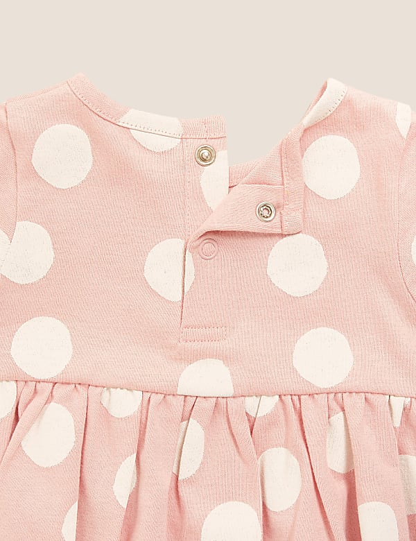 Organic Cotton Polka Dot Dress