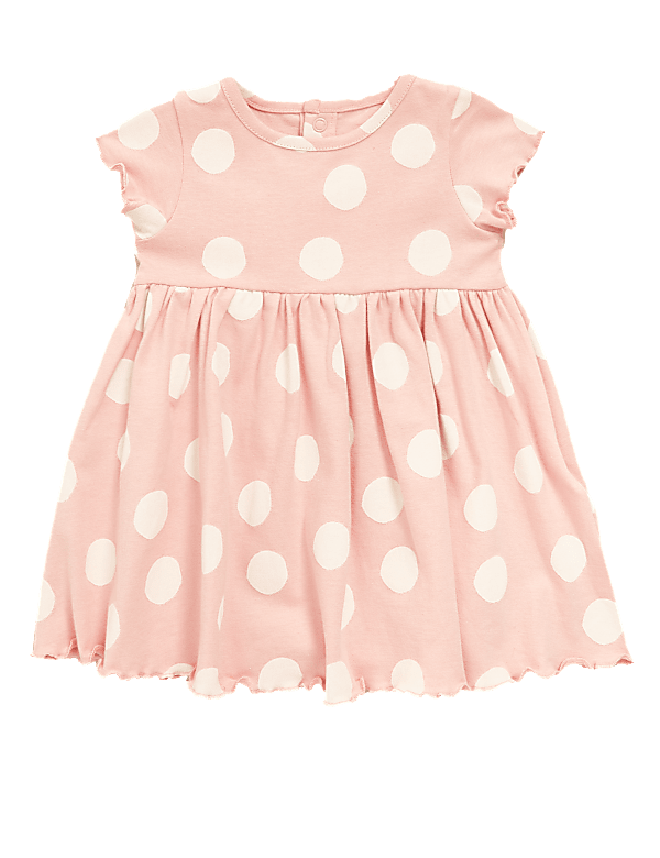 Organic Cotton Polka Dot Dress