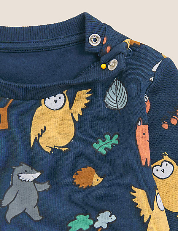 Cotton Rich Woodland Sweater (0-3 Yrs)