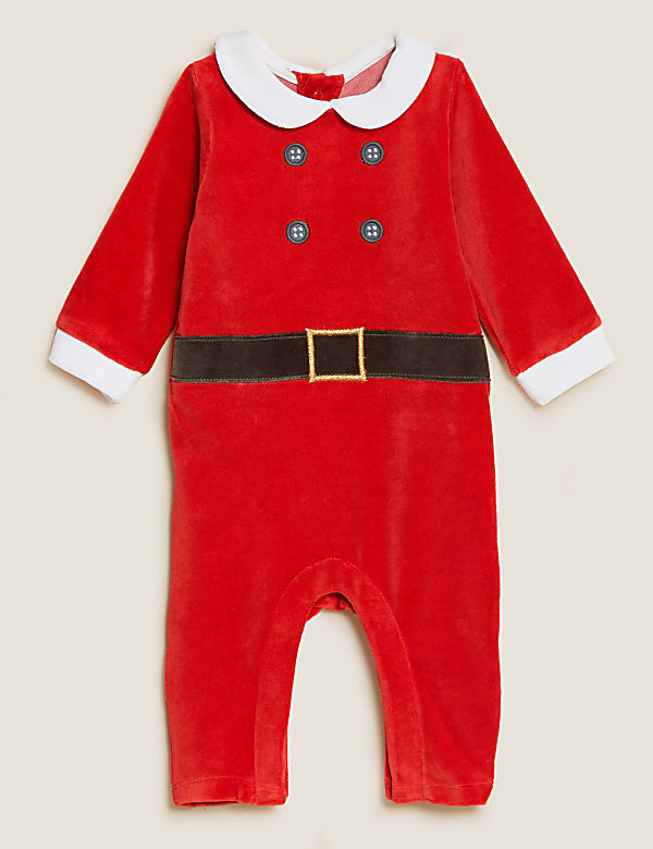 2pc Cotton Rich Santa Outfit (0-3 Yrs)
