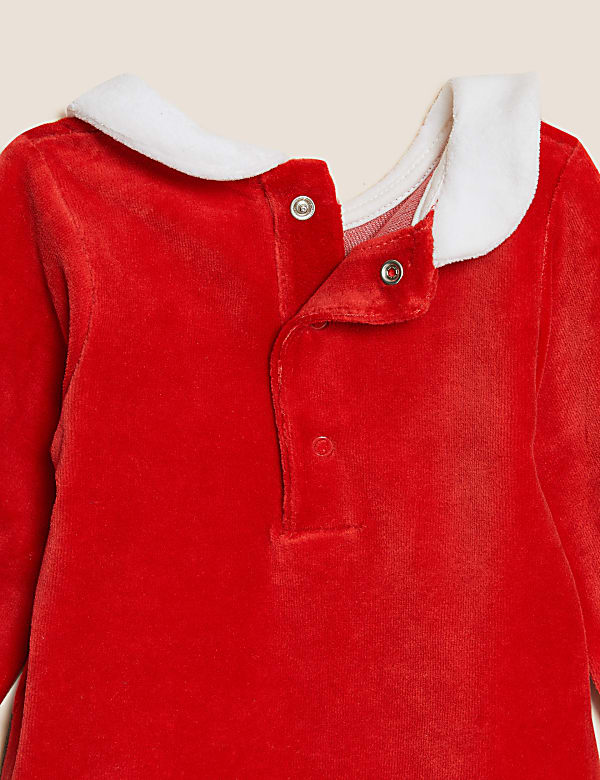 2pc Cotton Rich Santa Outfit (0-3 Yrs)