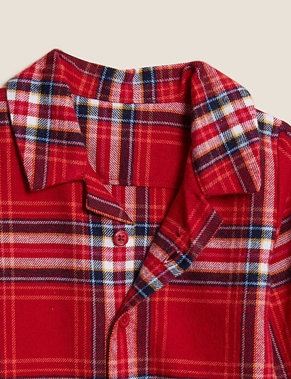 Pure Cotton Checked Romper (0-3 Yrs)