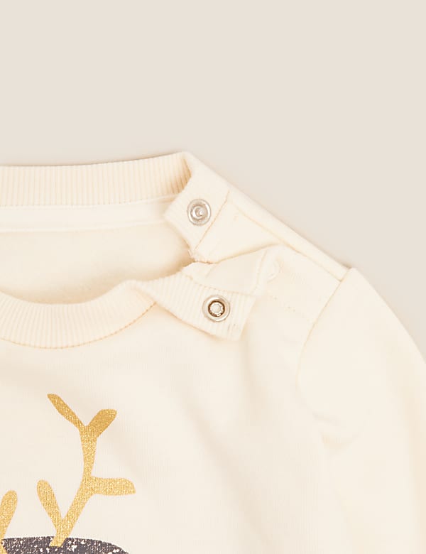 Cotton Penguin Sweatshirt (0-3 Yrs)