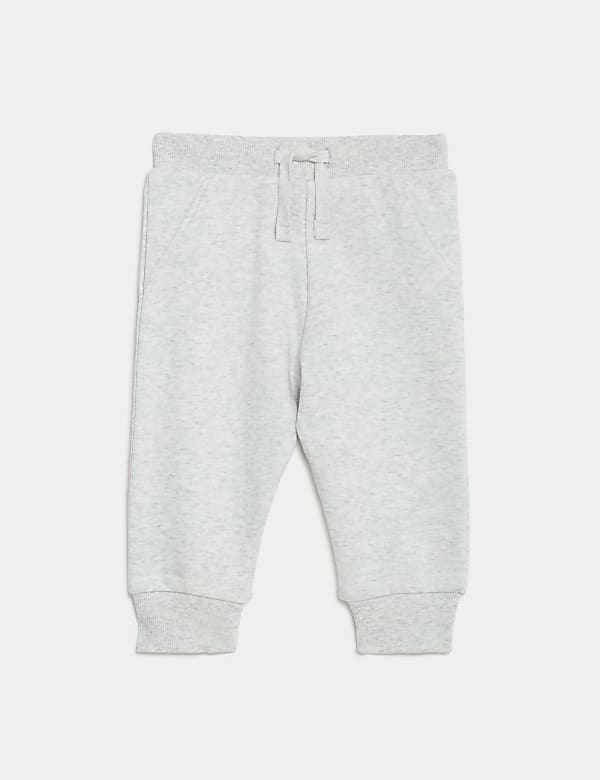 Cotton Rich Plain Joggers (0-3 Yrs) - RO