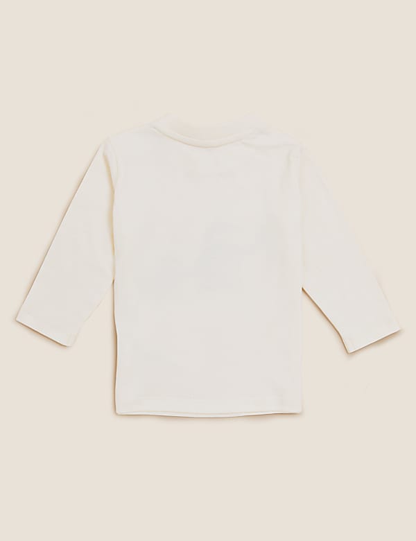Pure Cotton Badger Graphic Top (0-3 Yrs)