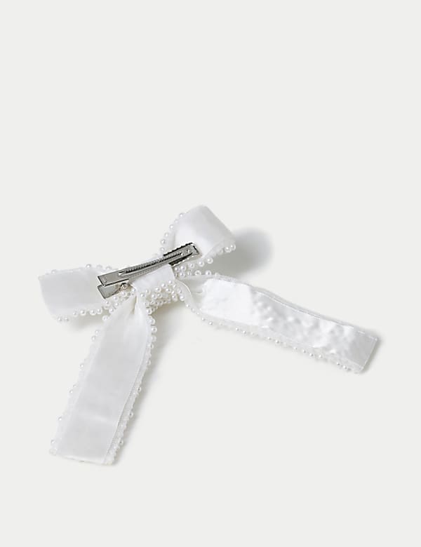 Pearl Embellished Bow - IT