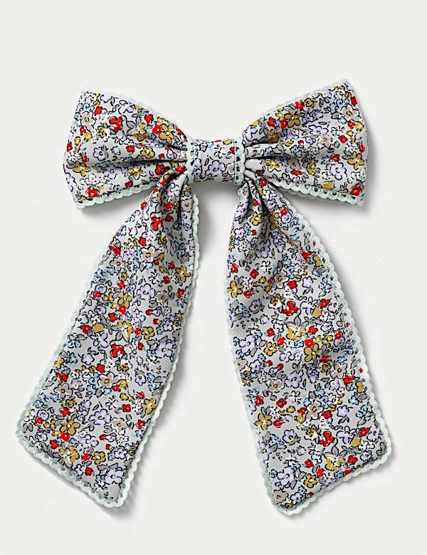 Ditsy Bow Hair Clip - RS