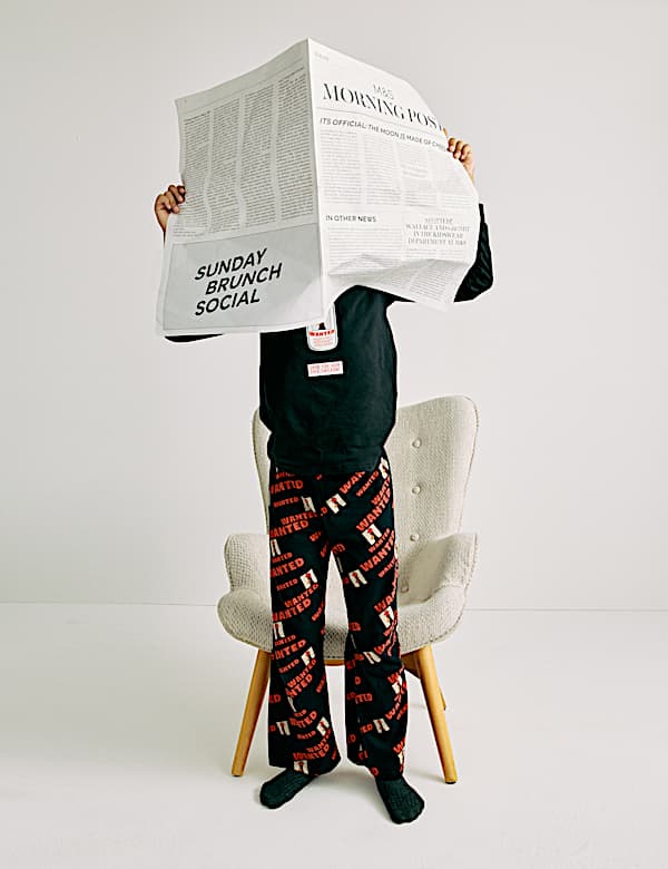 Pure Cotton Wallace & Gromit™ Pyjamas (6-16 Yrs) - AT