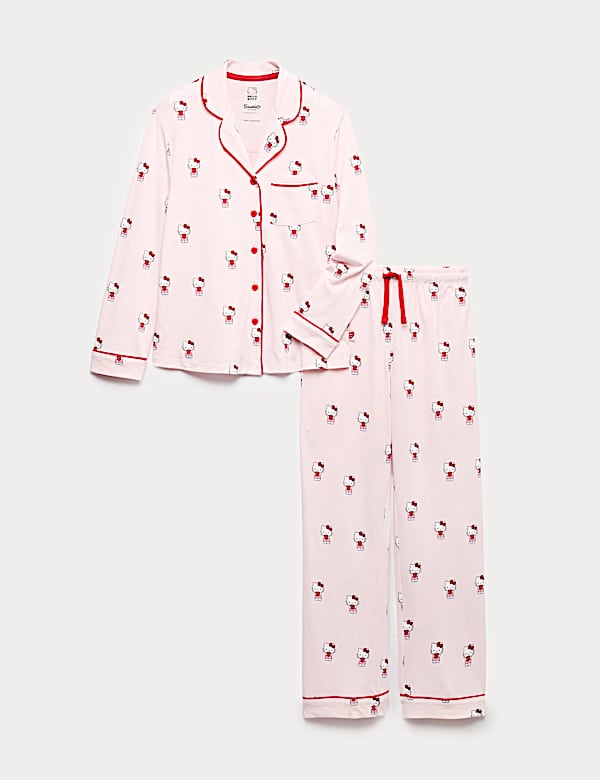 פיג'מת ™Hello Kitty מכותנה ומודל (3‏-16 שנים) - IL