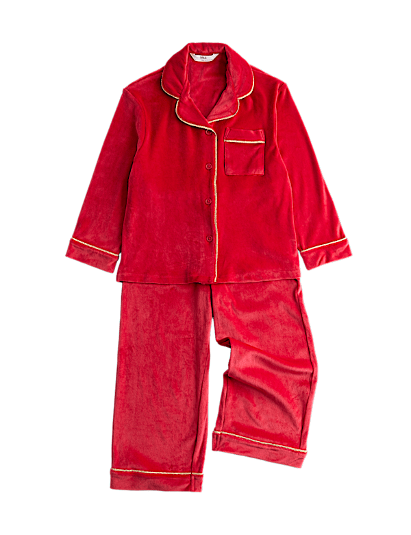 Kids Velour Soft Pyjamas (1-16 Yrs)