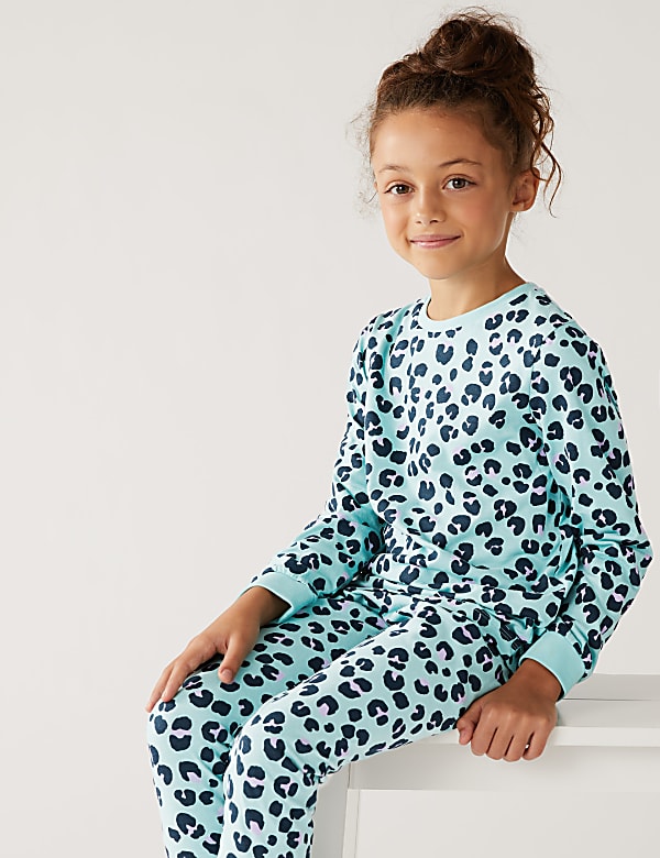 2pk Pure Cotton Leopard Pyjama Sets