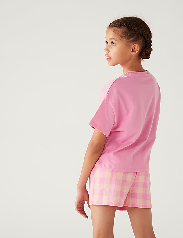 2pk Pure Cotton Checked Short Pyjama Sets