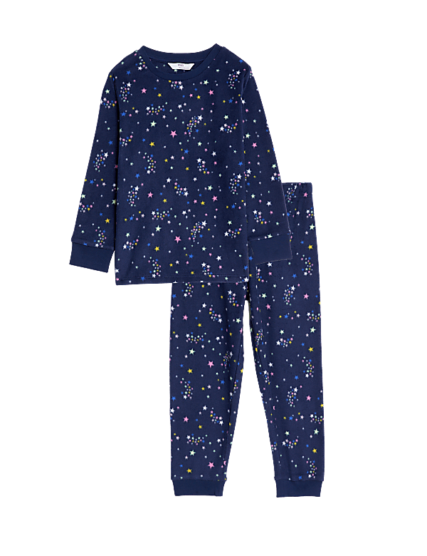Fleece Star Print Pyjamas (1-16 Yrs)