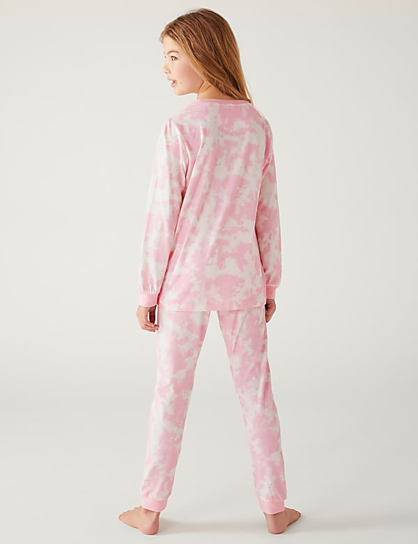 2pk Pure Cotton Cloud & Marble Pyjama Sets