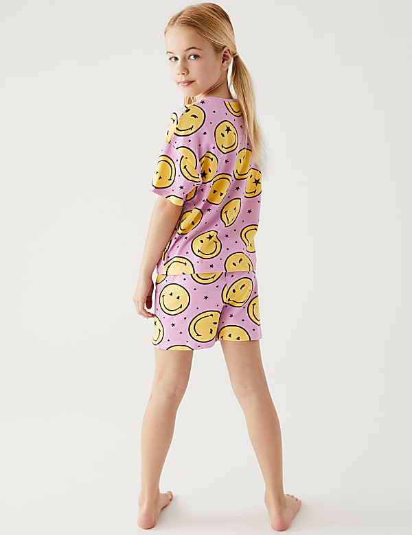 Pure Cotton Smiley Print Short Pyjama Set