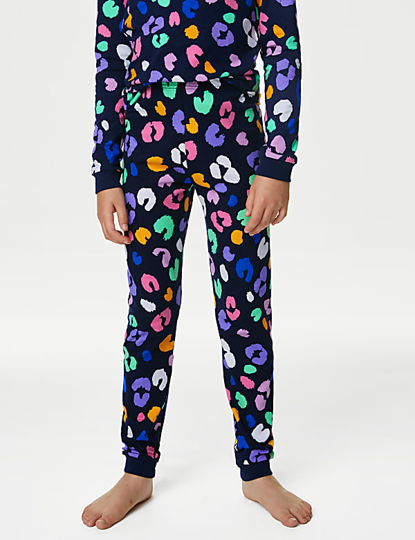 Cotton Rich Leopard Print Pyjamas (7-14 Yrs)