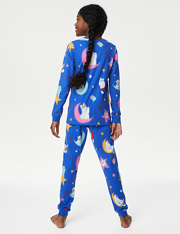 Cotton Rich Cat Pyjamas (7-14 Yrs)
