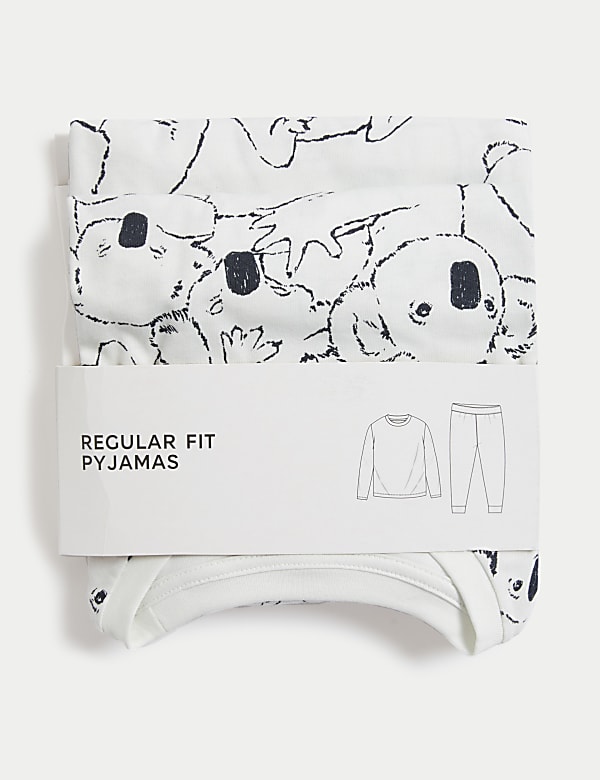 Pure Cotton Koala Pyjamas (7-14 Yrs)