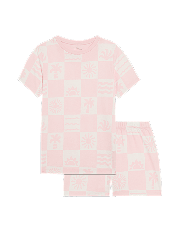 Pure Cotton Holiday Print Pyjamas (1-16 Yrs)