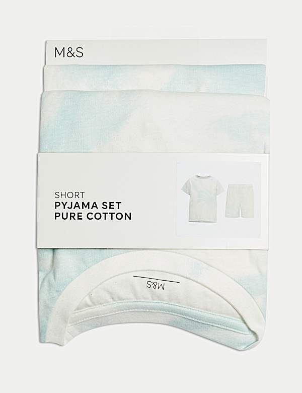 Pure Cotton Printed Short Pyjamas (1-16 Yrs)