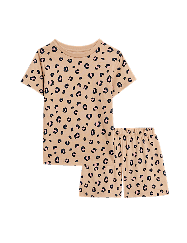 KIDS PURE COTTON LEOPARD PJ 1-16YRS