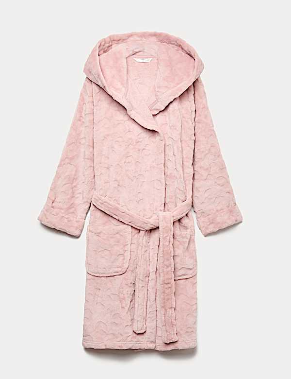 Kids' Fleece Leopard Print Robe (1-16 Yrs) - KR
