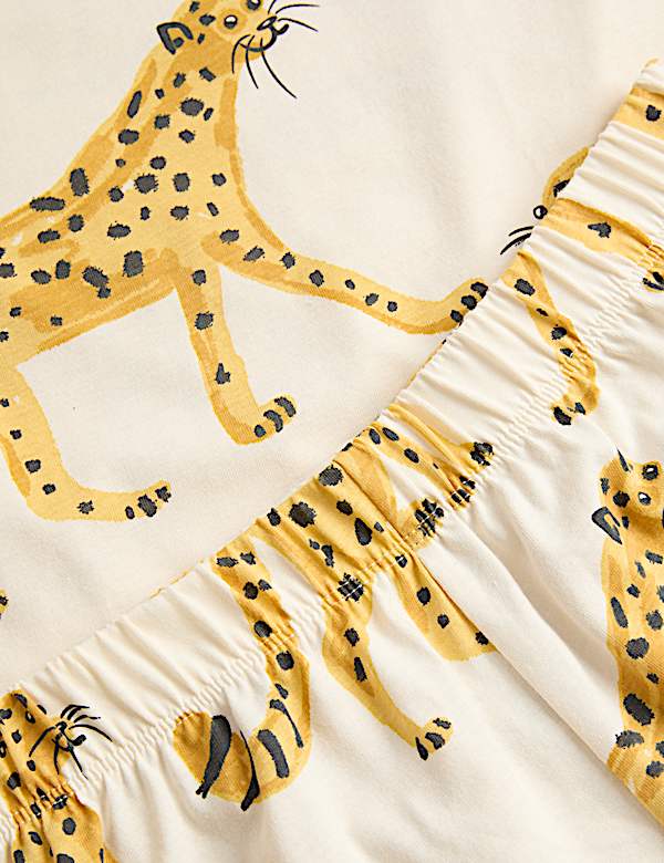 Pure Cotton Leopard Pyjamas (1-16 Yrs)