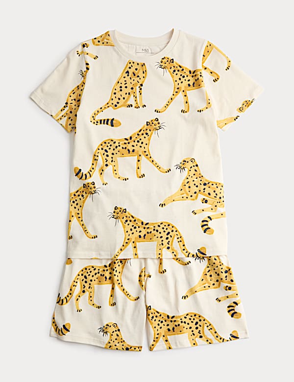 Pure Cotton Leopard Pyjamas (1-16 Yrs)