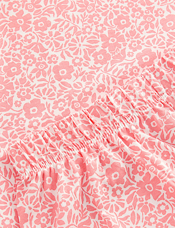 Pure Cotton Floral Short Pyjamas (1-16 Yrs)