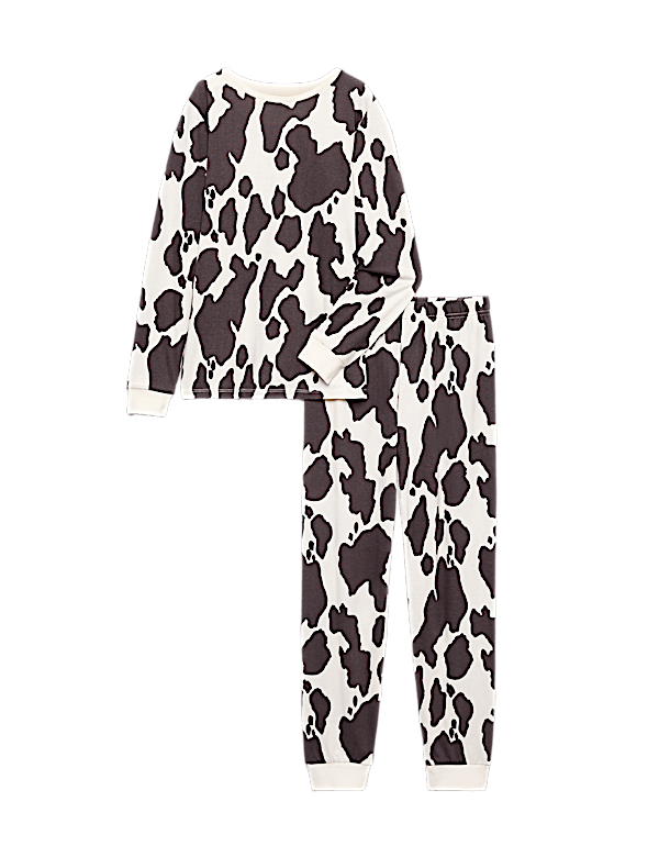 Pure Cotton Cow Print Pyjamas (12 Mths-16 Yrs)